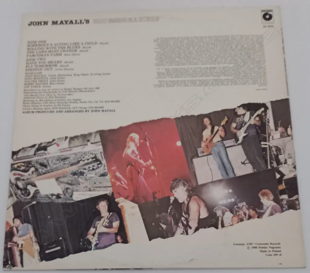 John Mayall & The Bluesbreakers, Live In Concert Image 1++